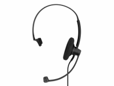 EPOS IMPACT SC 30 Sluchátka s mikrofonem Kabel Přes hlavu Hovory/hudba Černá, Stříbrná