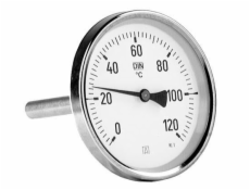 Afriso Bimetalový teploměr BiTh 80 fi80mm 0-120 stupňů C pouzdro 63 mm 1/2   sekera třída 2.0 63 807