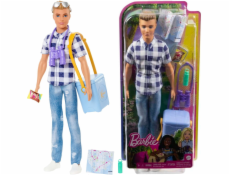 Panenka Barbie Mattel Sada Barbie panenka Camping Ken + doplňky (HHR66)