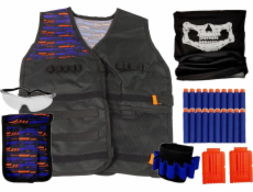 LeanToys Commando Kostým Policista Kostým Kulky Brýle Šátek Vesta