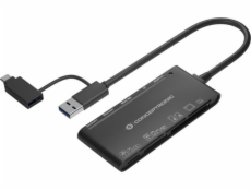 Czytnik Conceptronic CONCEPTRONIC Čtečka karet USB3.0+/C SD,MicroSD,MMC,M2,CF sw