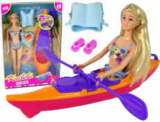 LeanToys Set Příslušenství pro panenky Kajak Orange