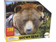 Námět LeanToys Puzzle 237 kusů Medvěd hnědý Námět LeanToys Puzzle 237 kusů Medvěd hnědý