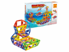 Magnetická stavebnice 104 ks- Loď