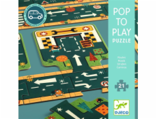 Puzzle cesty, pre deti, 72 cm x 63 cm Puzzle cesty, pre deti, 72 cm x 63 cm