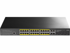 Switch CUDY GS2028PS4-400W 24-Port Gigabit L2 Managed PoE+ 400W  4x Gigabit Combo Ports