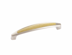 Rukojeť Domoletti 2057/128, 14 cm, buk/nikl, 1 ks.