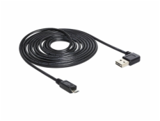 Kabel USB 2.0-A 90°.Stecker > USB Micro-B