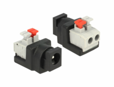 DC 5,5x2,1mm Buchse > Terminalblock 2Pin, Adapter