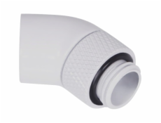 Eiszapfen Winkeladapter 45° drehbar G1/4 AG auf G1/4 IG - White, Anschlüsse