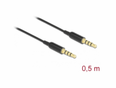 Klinkenkabel 3,5mm 4Pin > 3,5mm 4Pin Stecker Ultra Slim