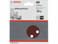 Bosch Sanding Pad EfWP,125mm K40,5x