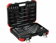 Red TORX-Schraubwerkzeugsatz, 1/4  + 1/2 , 75-teilig, Werkzeug-Set   Red TORX-Schraubwerkzeugsatz, 1/4  + 1/2 , 75-teilig, Werkzeug-Set