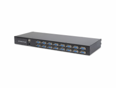  19  KVM Konsole 19 TFT 16Port, KVM-Switch 