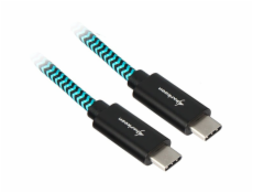 Kabel USB-C 3.2 Stecker > USB-C Stecker (Alu + Braid)