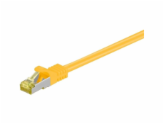 RJ-45 Patchkabel Cat 6.a S/FTP (PIMF), mit Cat.7 Rohkabel