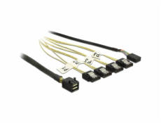 Adapterkabel Mini SAS HD SFF-8643 > 4x SATA 7 Pin Reverse