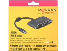 Adapter USB-C (Stecker) > HDMI + USB-A 3.1 Gen1 + USB-C (Buchse)