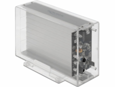  Externes Dual Gehäuse für 2 x 3.5  SATA HDD mit USB Type-C Buchse, Laufwerksgehäuse 