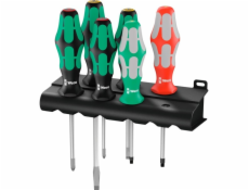 334/368/6 Schraubendrehersatz Kraftform Plus + Rack