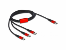 USB Ladekabel 3-in-1 USB Typ-C > 3x USB Typ-C