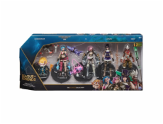 League of Legends - 10cm Actionfiguren 5er Pack (Vi, Caitlyn, Ekko, Heimerdinger und exklusiver Jinx) jeweils mit Accessoires und Ausstellungssockel, Spielfigur