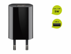 USB-Ladegerät 1 A (5W) schwarz