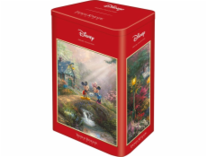  Thomas Kinkade Studios: Mickey & Minnie v nostalgické kovové krabici, puzzle