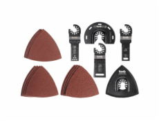 Multi-Tool-Set für Holz, Metall, Kunststoff, 17-teilig, Schleifscheibe