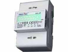 Protec Pro-Tec 3F digitálny elektromer MID BYL-3F 0,5-10(100)A 4200300