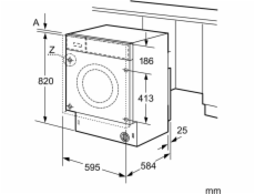 Bosch WKD28543 Series 6, pračka se sušičkou