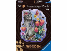 Dřevěné puzzle Ravensburger Spring Cat Dřevěné puzzle Ravensburger Spring Cat