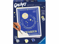 Ravensburger CreArt - znamení zvěrokruhu Vodnář, malba