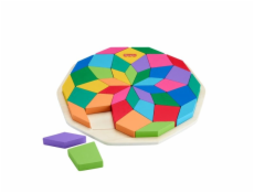 Dřevěná mandala puzzle Fisher-Price