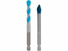 Sada vrtáků Bosch Expert HEX-9 HardCeramic + HEX-9 MultiConstruction, O 8mm