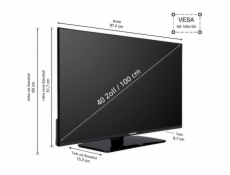 Telefunken XF40AN750M, LED televize
