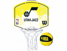 Wilson  NBA Team Utah Jazz Mini Hoop WZ6010102 Žlutá Jedna velikost