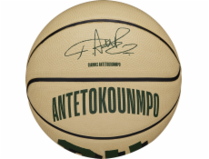 Wilson  NBA Player Icon Giannis Antetokounmpo Mini míč WZ4007501XB Beige 3
