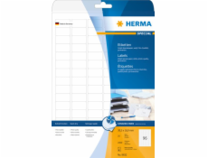 Herma Labels InkPrint 8832, A4, 30,5 x 16,9 mm, matný bílý papír, 2400 ks, zaoblené rohy (8832)