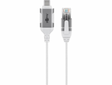 goobay Ethernetový adaptérový kabel USB-C 3.2 Gen2 > RJ-45, Slim