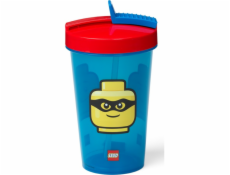 Room Copenhagen LEGO hrnek s brčkem Ikonická klasika Bright Blue