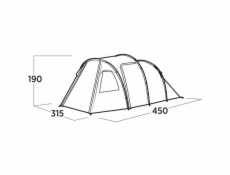Rodinný tunelový stan Easy Camp Hidra 5