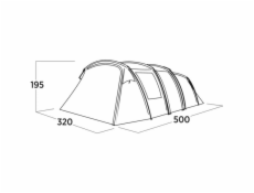 Tunelový stan Easy Camp Hamra 5