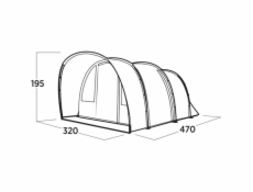 Rodinný tunelový stan Easy Camp Skarvan 5