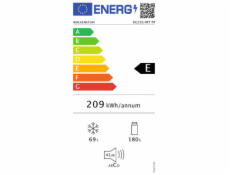 WOLKENSTEIN KG250.4RT FR červená chladnička