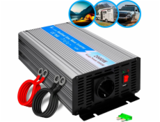 Extralink OPIM-2000W | Měnič napětí | automobilový 12V 2000W upravený sinus