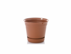 Hrniec Uniplastex Terra UDTW15, plast, O 15 cm, hnedý
