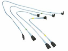 Supermicro SATA Set of Round Straight-Right Angle 56/45.5/35/23cm