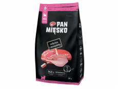 PÁN MIESKO Teľacie mäso s prepeličkou L šteňa - sušené mlieko pre psov - 20kg