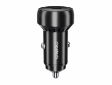 Nabíječka do auta Choetech 60W 2xUSB-C+USB-A (černá)